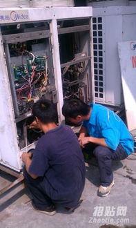 天河東圃空調維修清洗加氟粵肯空調拆裝移機